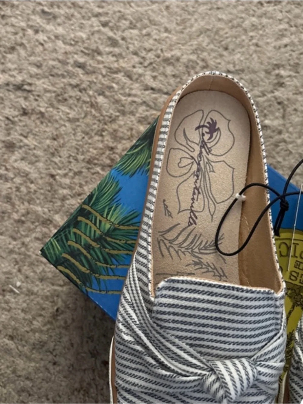 Margaritaville striped slip